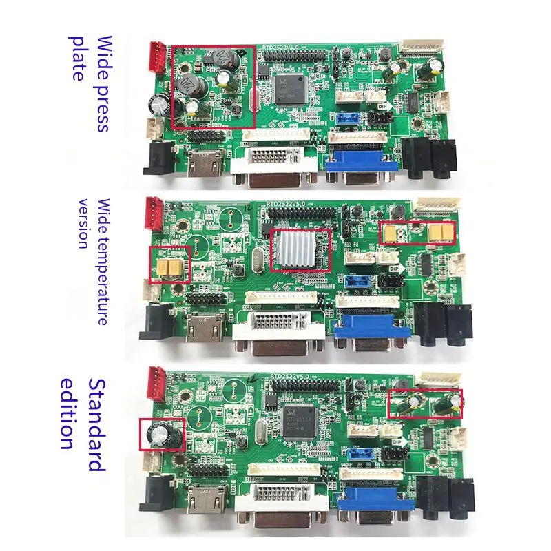 Drive-free RTD2522V5.0 display motherboard industrial control drive board wide temperature wide voltage interface 68676.2