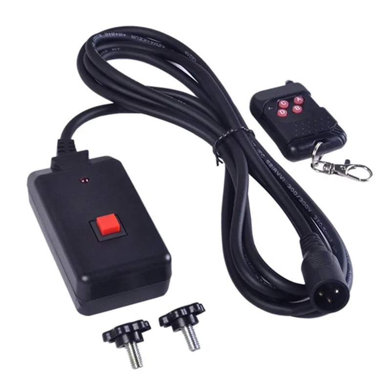 2 Piece 90-240VAC 2 In 1 Wireless Remote Control 3 Pins XLR For Smoke Machine Party DJ Stage Lighting Effect Atmosphere Durable