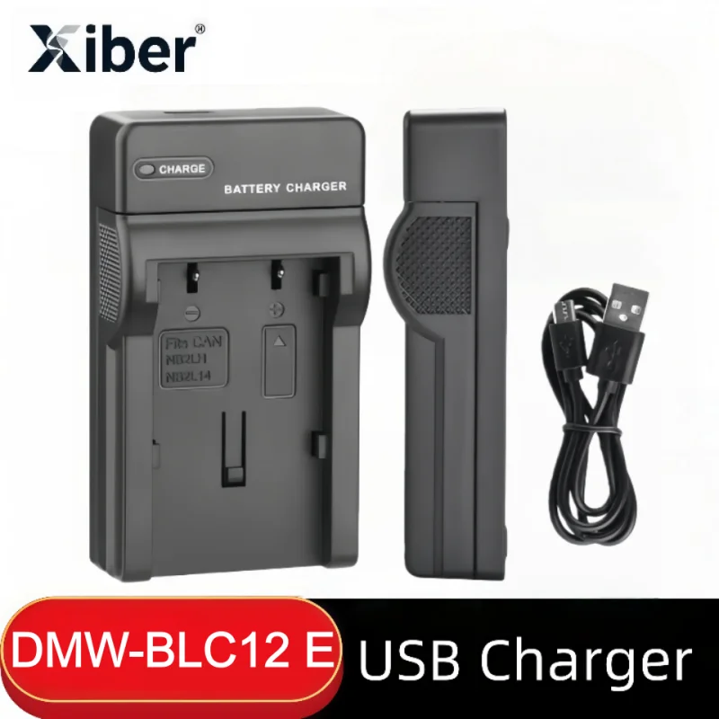 

Xiber DMW-BLC12 BLC12E DMW BLC12 Battery USB Charger for Panasonic Lumix FZ1000 FZ200 FZ300 G5 G6 G7 GH2 GX8