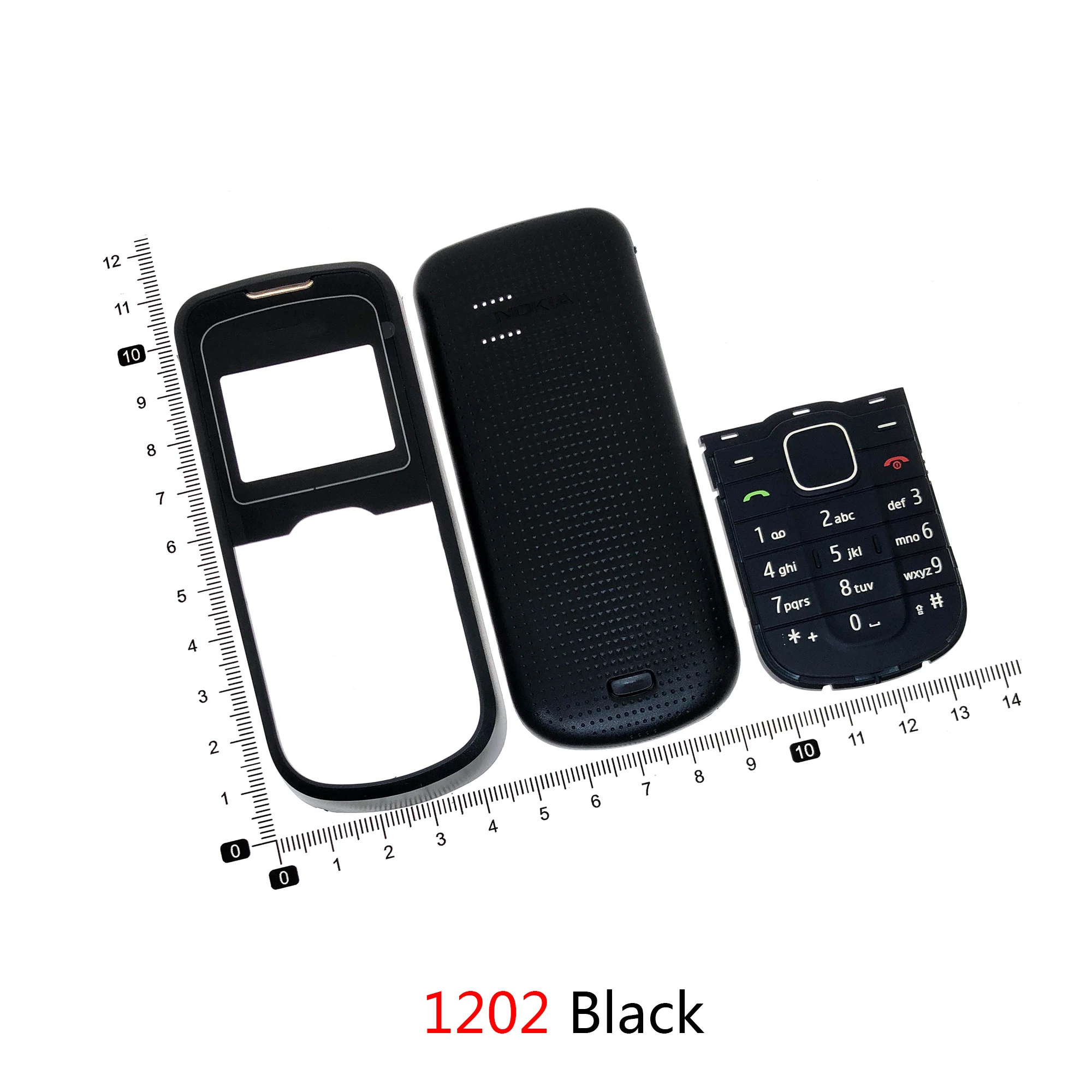 For Nokia 1110 1202 housing case battery back cover Complete front cover keyboard Keypad
