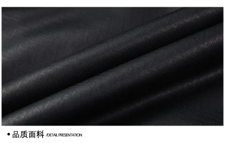 Hohe Qualität männer Casual Faux Leder Ente Unten Jacken Winter Streetwear Warme Puffer Mäntel Verdicken Pelz Kragen Tops Unten Parkas – Detail 17