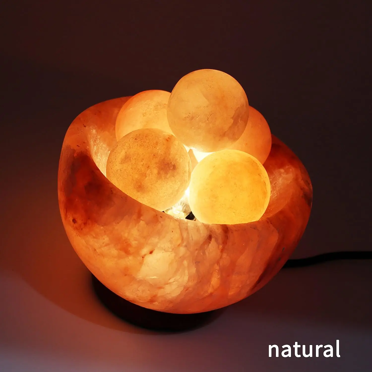 Himalayan Salt Lamp with Massage Balls