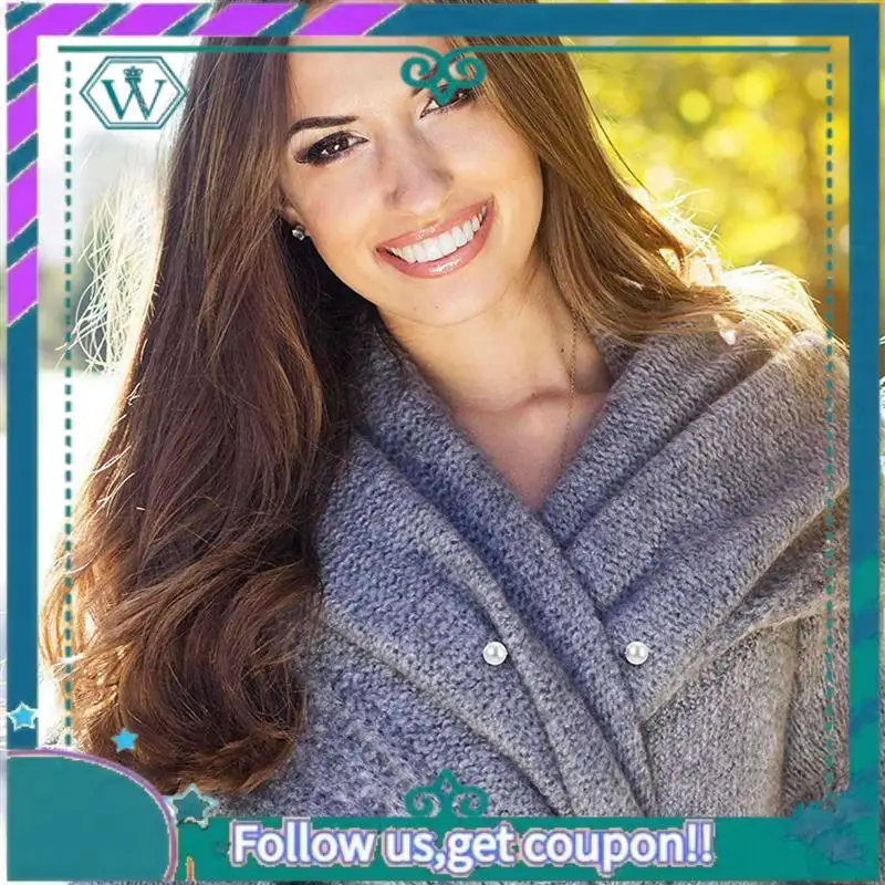 A09P 24 قطع سترة شال كليب فو اللؤلؤ فساتين سترة طوق بروش كليب Vintage القمصان كليب للنساء الفتيات ديكور