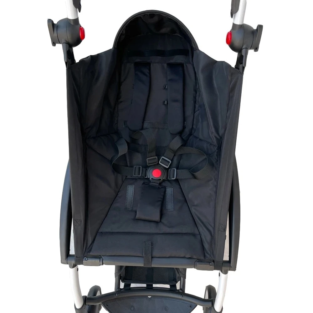 Baby Stroller Accessories Cushion Seat For Babyzen Stroller 175 Degrees Cloth Linen Original Material image 6