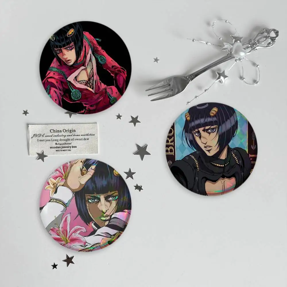 Bucciarati JoJos Bizarre Adventure Brooches Cartoon Badge Pins Backpack Hat Accessories Friend Gift