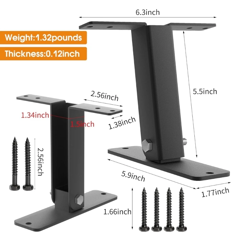 Elevações flexíveis do braço apoio do ajuste 6In do ângulo do hardware ajustável da pérgula