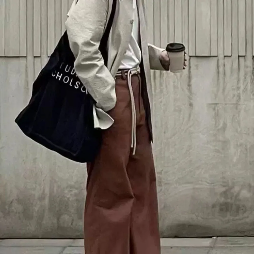 

Fashion Thin Cargo Pants Rope Belt Casual Tie Up Rope Waistband Simple Unique Men Waist Belt Streetwear