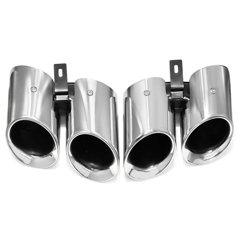 Voor Porsche Paramera 971 2017 tot 2024 Auto Uitlaat Tip Upgrade Sport Quad Uitlaat Uitlaat Systeem