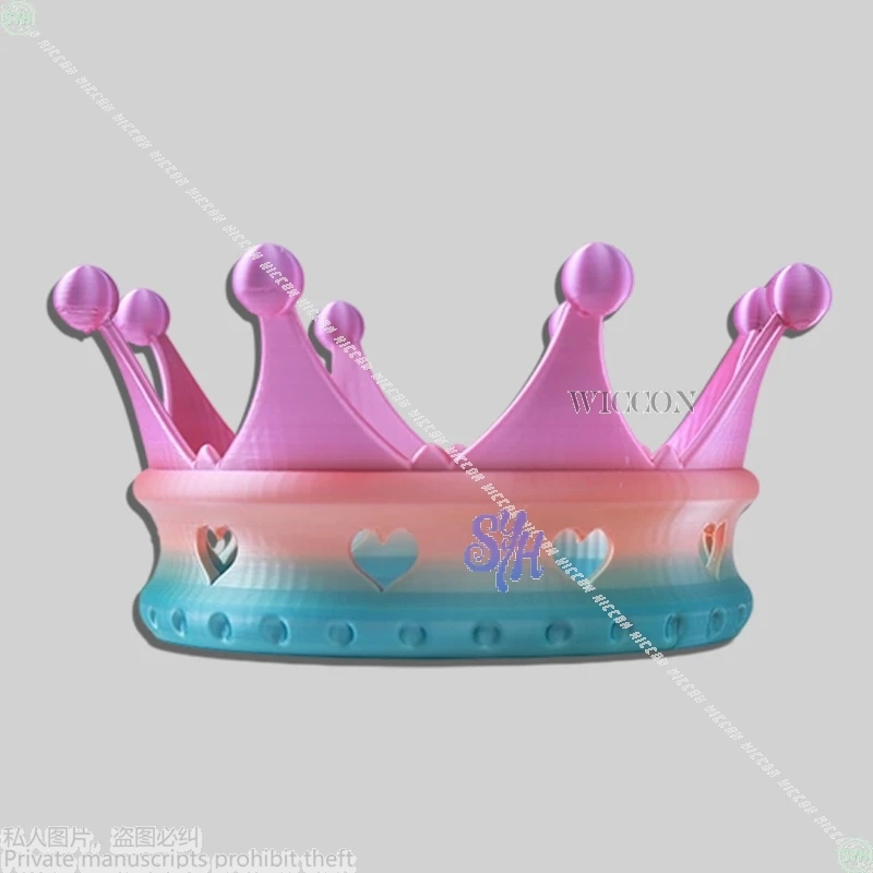 かわいい漫画コスチューム子供カラフルな王冠ハロウィンアニメ映画コスプレ 3D ポリ乳酸ジュエリープロム帽子アクセサリー