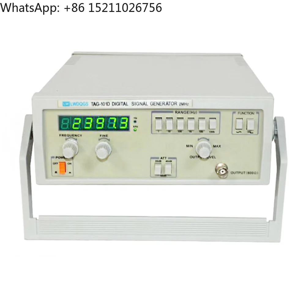 LW TAG-101D 0.1Hz~2MHz Band Low Frequency Digital Signal Generator Adjustable Digital Frequency Signal Generator Industrial