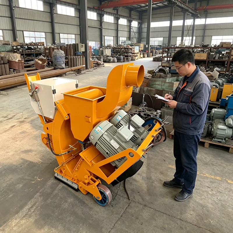 Smart Dust Collecting Road Shot Blasting Machine Concrete Pavement Processing Equipment