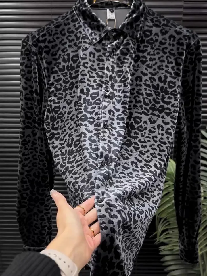 

Высококачественная мужская рубашка с длинным рукавом, универсальная, делового стиля, удобная, осенне-зимняя, новинка, стильная и элегантная.