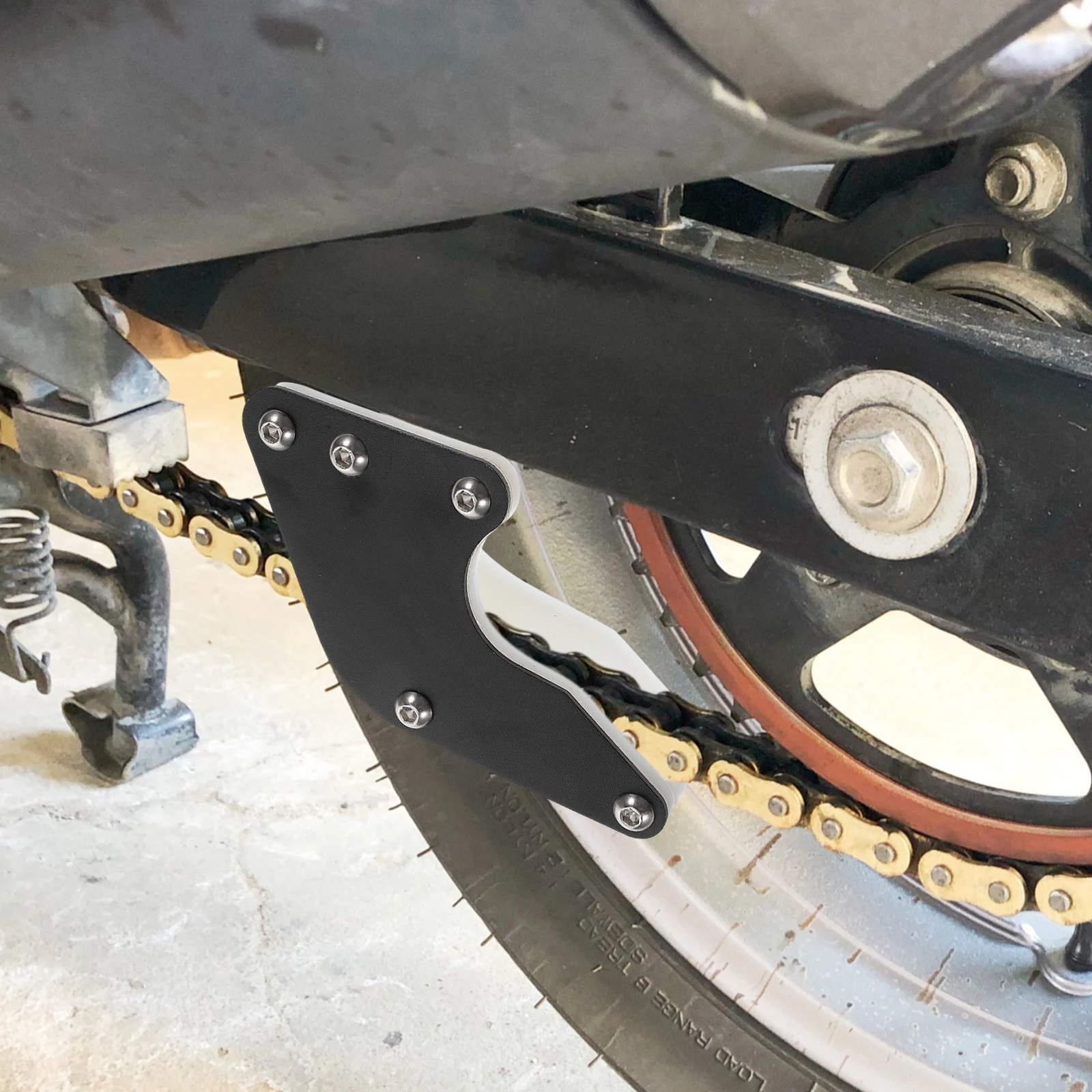 

Heavy Duty Motorcycle Chain Guide Guard For 110-125Cc Dirt Bikes Sturdy Nylon Metal Long Lasting Chain Protection Off-Road