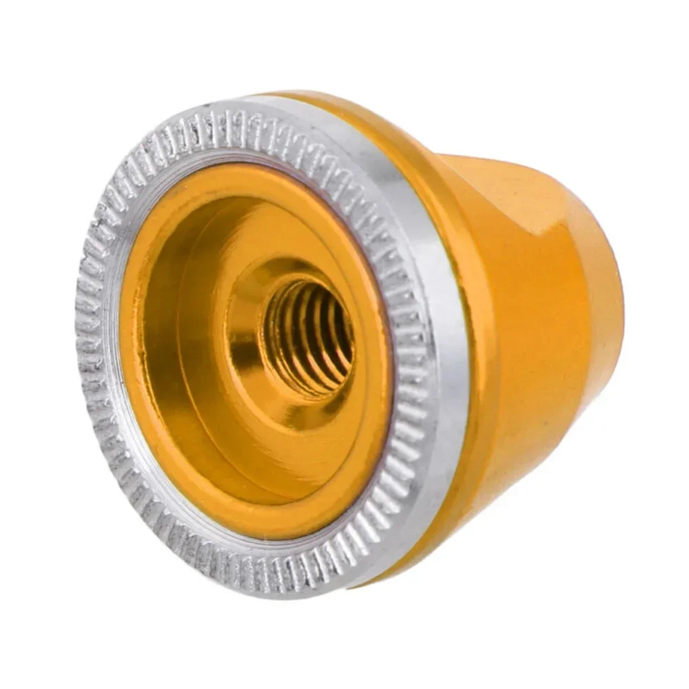 Mountain Bike Quick Release Lever Nut Bicycle Hub M5 Wheel Screw Anti-Slip Nut Shaft Hub Protection Cap For Fixed Gear Road Bike