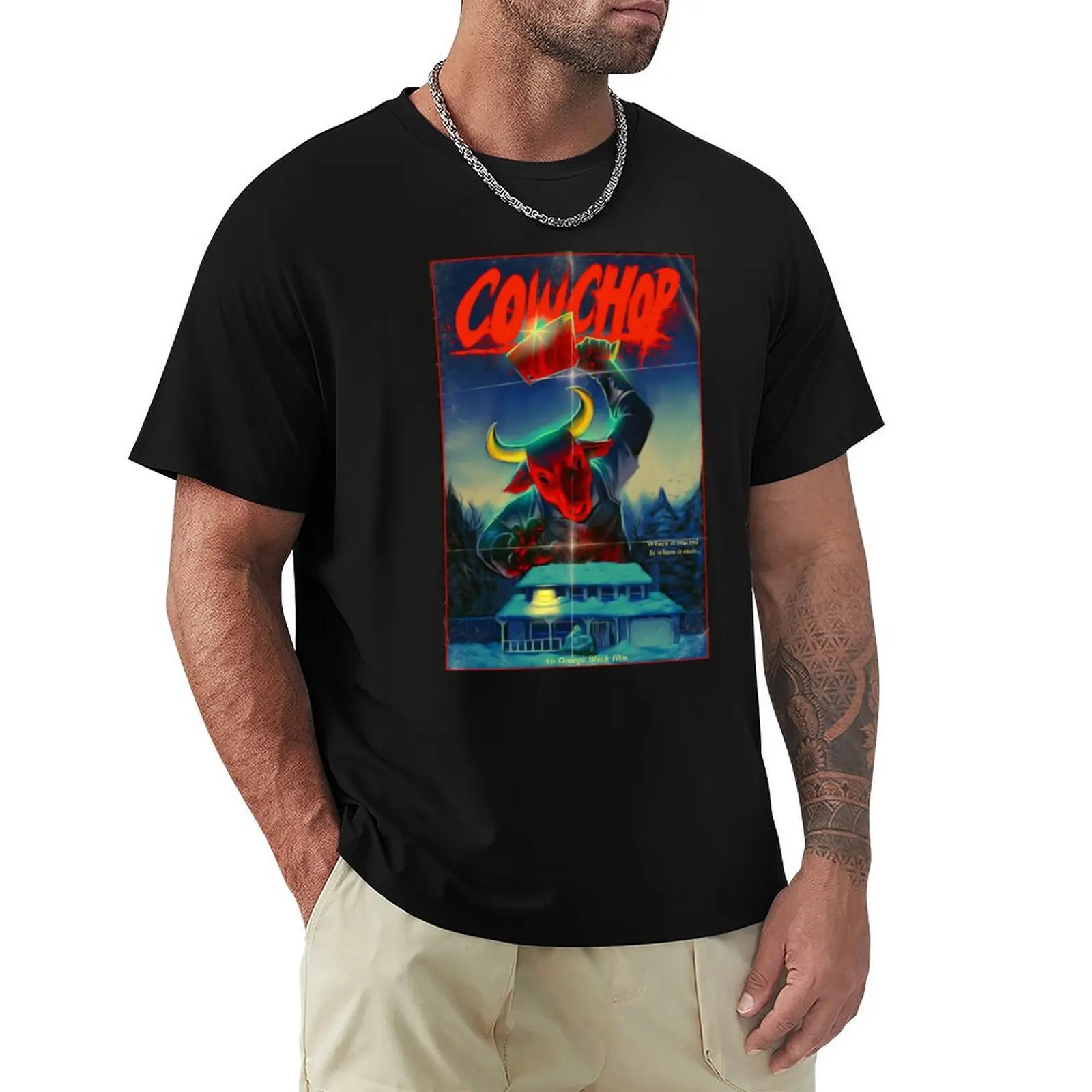 Cow chop T-Shirt Urban Style Print T-Shirt