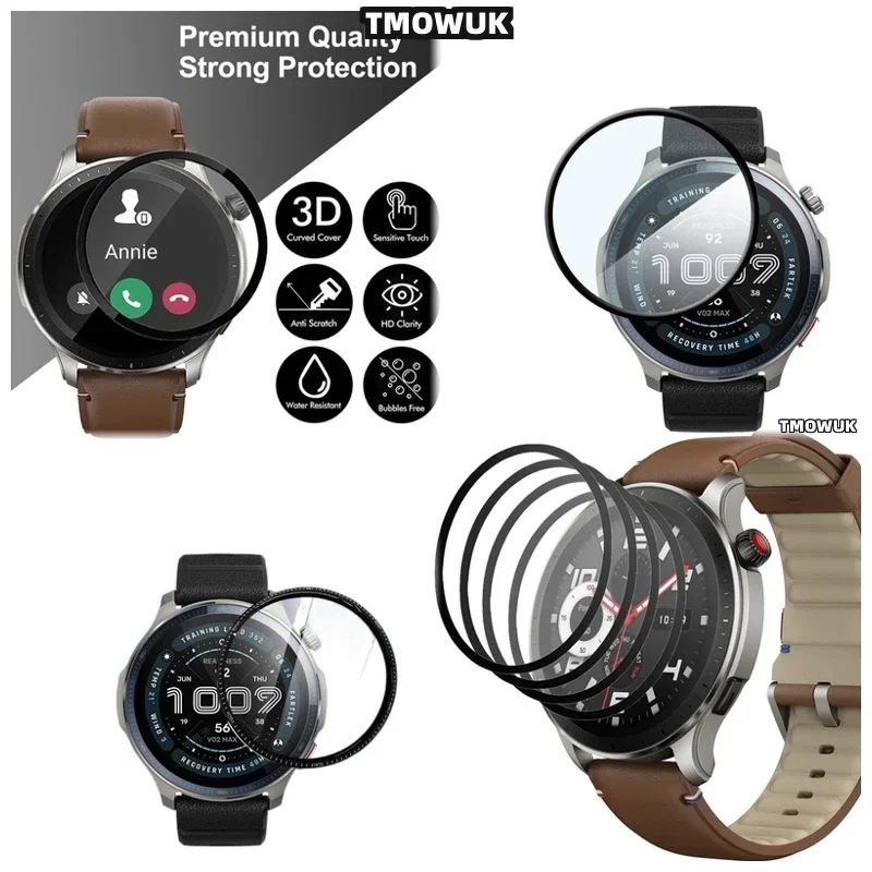 For Amazfit Balance 2 Balance2 Screen Film Anti - Scratch HD Soft Curved