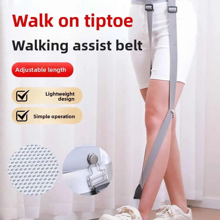 

Walking Training with Walking Booster Stroke Paralysis Knee Assist Heel Walker
