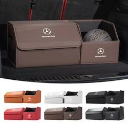 Car Trunk Organizer Box Tailbox Stowing Tidying Storage Bag For Mercedes Benz AMG W204 W205 W203 W211 W201 W210 W108 W124 W190