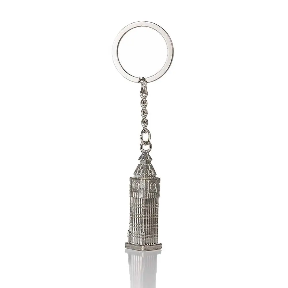 Festival Small Big Ben Clock Unisex Women London Key Ring Key Holder Keychain Metal