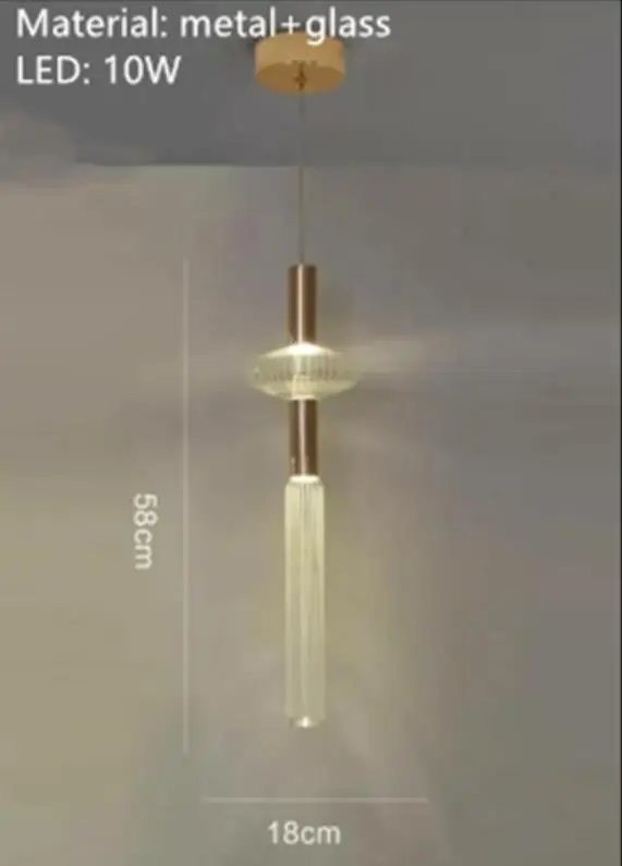Cipher Multi Hanglamp Luxe Hanglamp van helder glas voor restaurant, trappenhuis, keuken, slaapkamer, design hanglamp