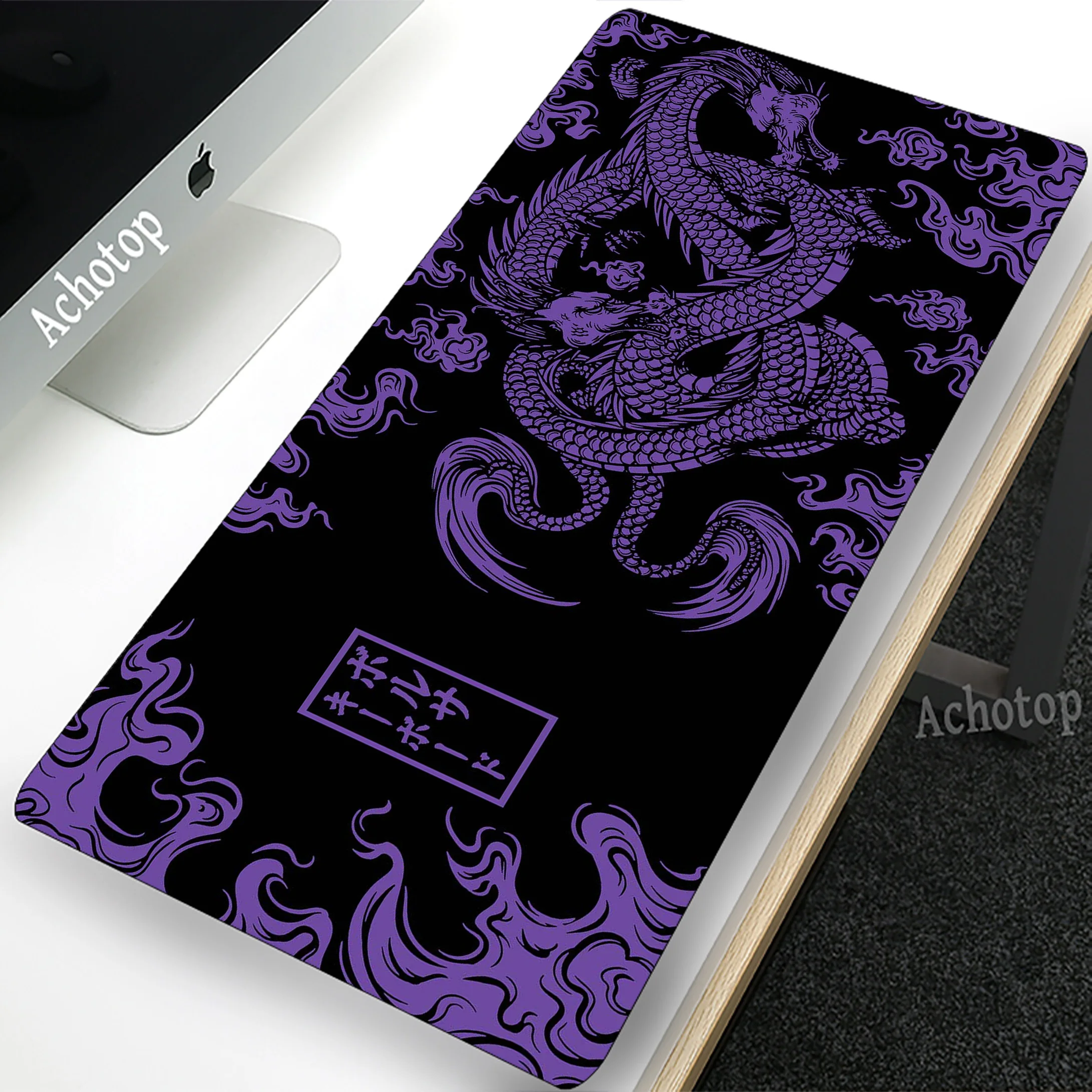 

Dragon Notebook Gaming Mousepad Gamer Speed Accessories Locking Edge Keyboard Pads Computer Mouse Pad Large Mouse Mat XXL 90x40