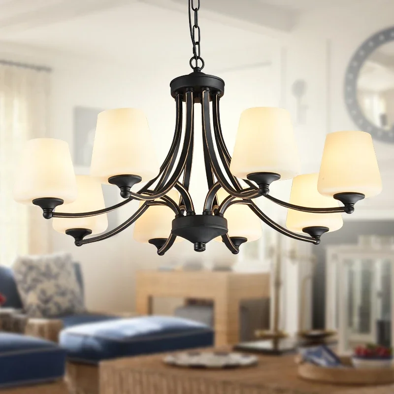 جو، إحساس فني زخرفي كريستالي على شكل شمعة، غرفة نوم سقف ثريا LED أوروبية #4