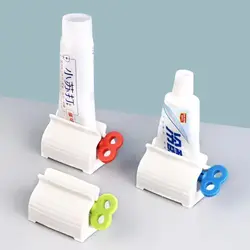 Exprimidor de pasta de dientes portátil, herramientas manuales para apretar, tubo de pasta de dientes, soporte dispensador de limpiador Facial, accesorios de baño, 3/1 Uds.