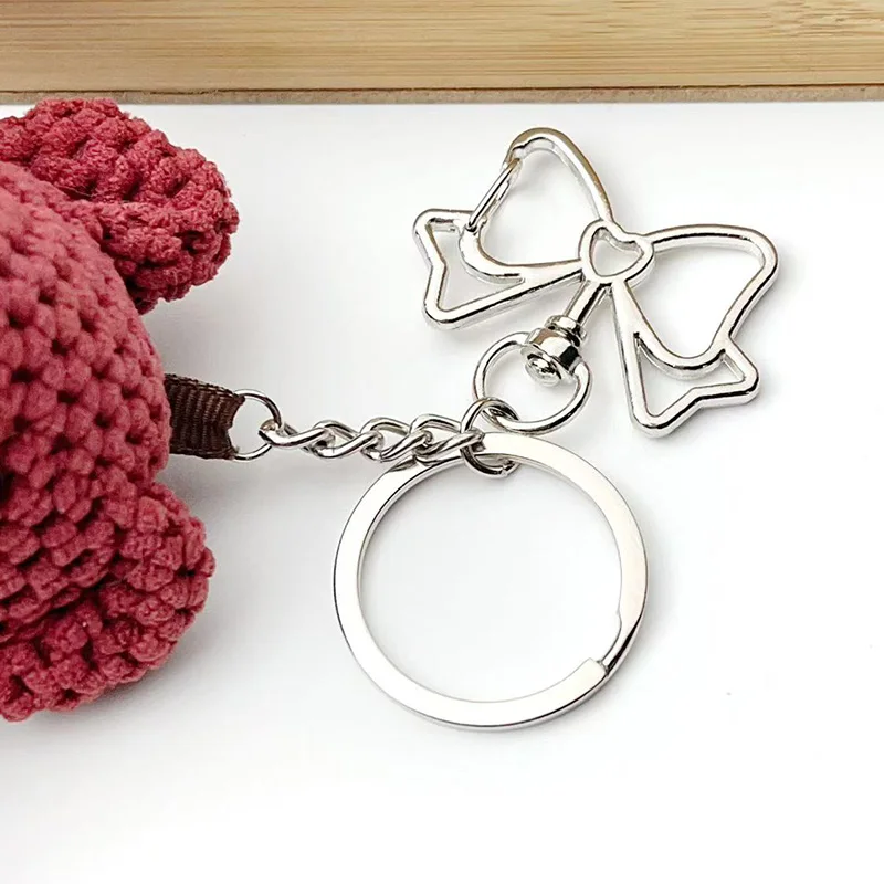 6-12 Stück Bogen Schlüsselanhänger Figur Acht Schnalle Stern Schlüsselanhänger Auswurfsschnalle DIY Spielzeug Schmuck Anhänger Link Herstellung Großhandel – Detail 2
