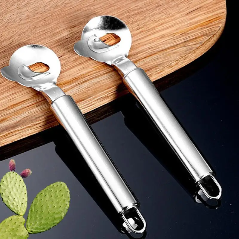 Stainless Steel Cactus Peeler Spoon 1Pcs Spoon Shaped Peeler for Home Kitchen Manual Tool N5Y7