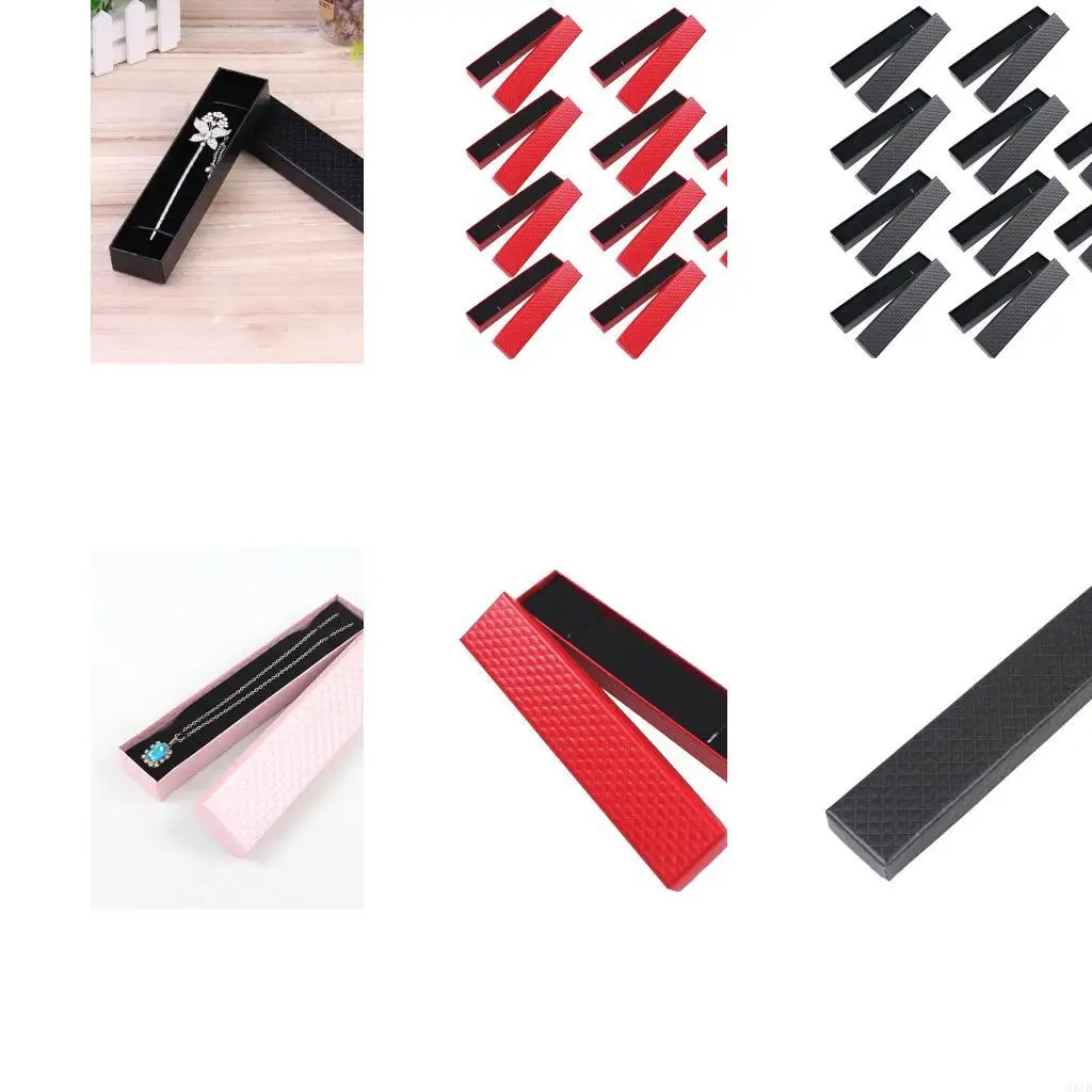 

Pack of 10 Functional Necklace Storage Contaienr Gift Box Elegant Presentation Holder Elegant Necklace Gift Boxes