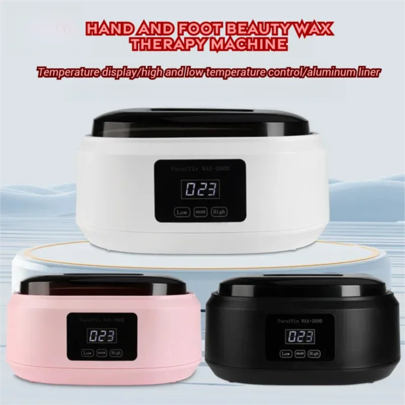 WAX-2000 Paraffin Wax Heater 200W Digital Display Temperature Control Hand Foot Spa Wax Warmer Machine for Salon Home Use view 4