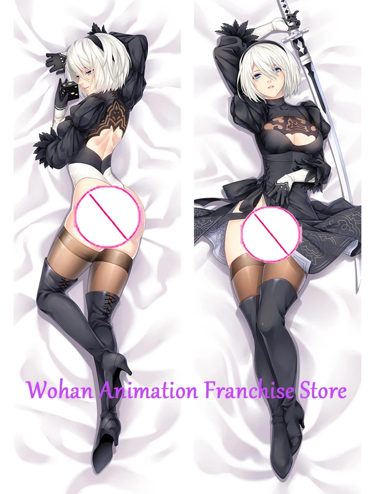 

Подушка Dakimakura с рисунком из аниме, раньше, YoRHa 2B, наволочка для Хэллоуина, Рождественское украшение, 2023