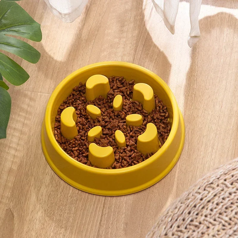 Медленная кормушка, миски для собак, посуда Bloat Stop Puppy Food, миска для воды для собак, кошек, нескользящая, медленная еда, головоломка, лабиринт, забавная миска для кормления домашних животных