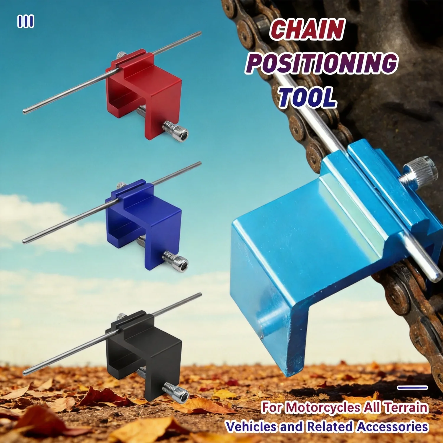 Universelles Motorrad-Ketten-Ausrichtungswerkzeug für KTM, Honda, Yamaha, Kawasaki, Suzuki, Beta, Ducati und ATV