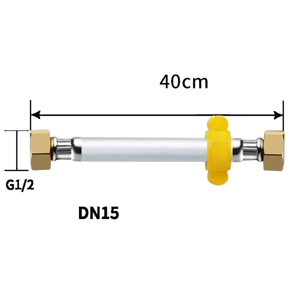 

Water Inlet Pipe Explosion Proof High Pressure Hose Long Lasting PVC Performance Plumbing Reliable Toilet Home