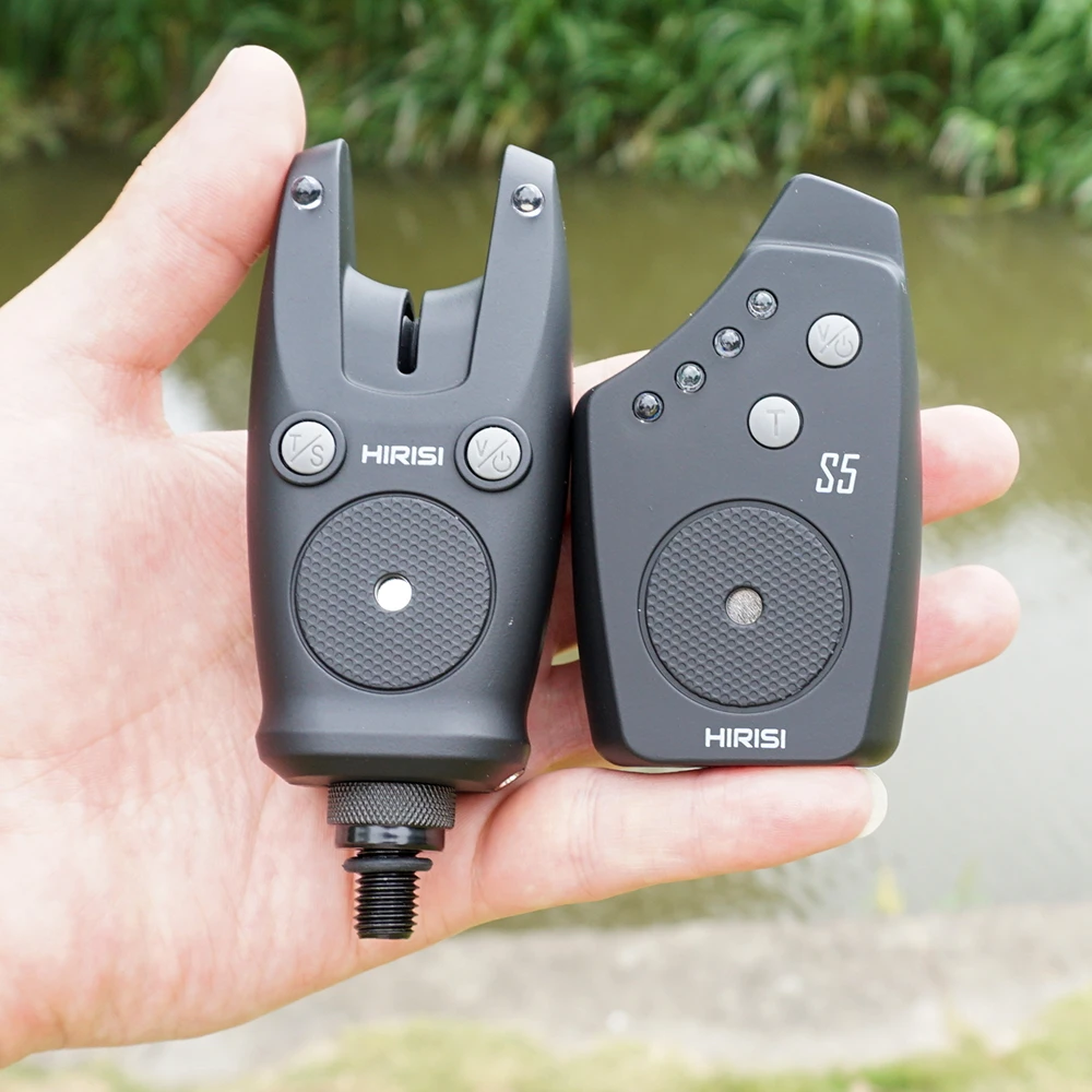 Hirisi S5 Carp Fishing Bite Alarms Fishing Bite Indicator Waterproof Wireless Fishing Alarm Set Fishing Accessories