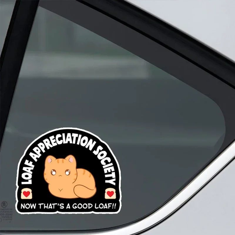 

Loaf Appreciation Society Car Stickers Funny Creative Waterproof Vinyl Decal Motorcycle Decorative Accessories