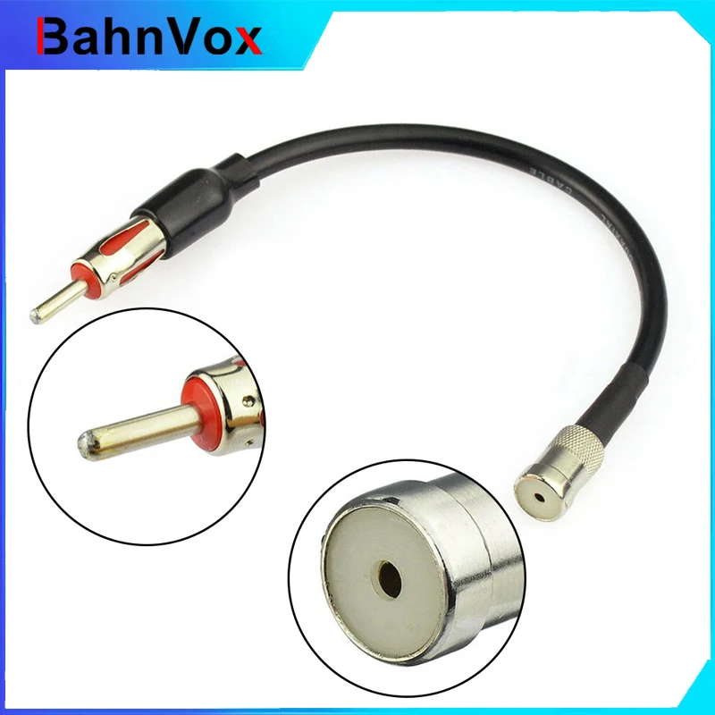 Car Stereo Car Radio Antenna Adapter ISO To DIN Cable For FM AM Antenna Car Audio Antenna Car Accessories