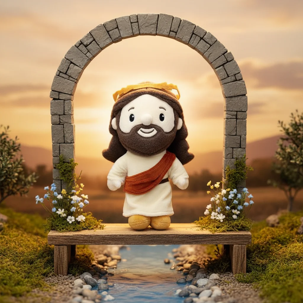 

Bedside Home Decoration Jesus Cotton Doll Sleep Hug Plush Pillow Stuffed Jesus 28cm Cartoon Jesus Plush Toy Birthday Gift