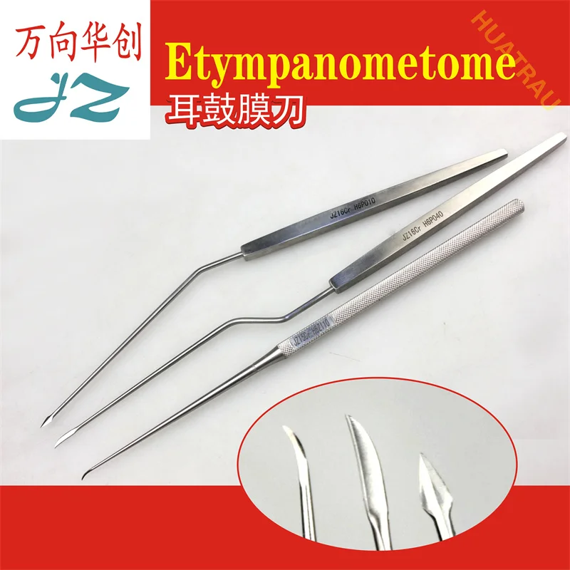 Admiralty medical eardrum knife ear with small sickle myringotomy knife five senses otology surgical instruments