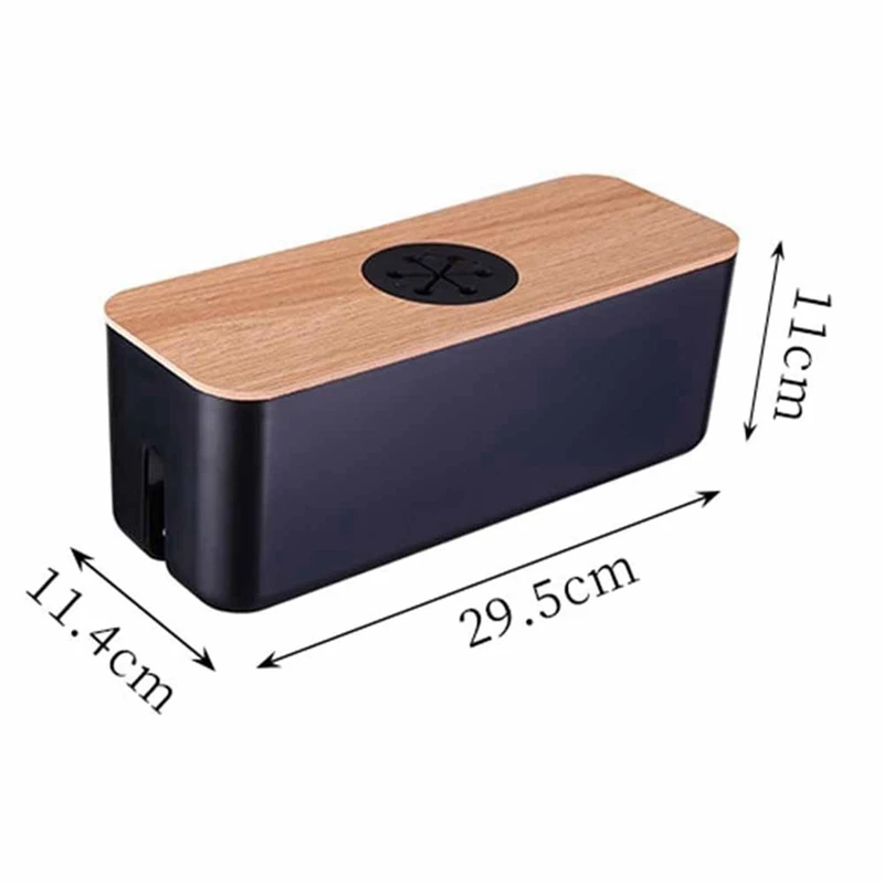 New Cable Storage Box Desktop Charging Cable Data Cable Storage Device Plug Socket Cable Management Device