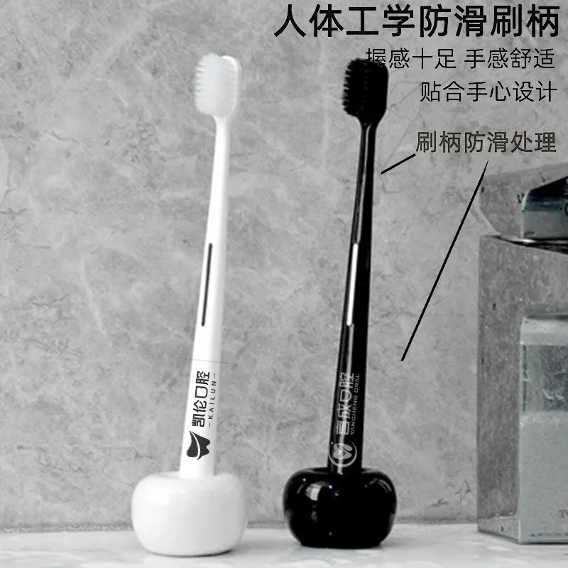 Soft-bristle, delicately designed gum-cleaning toothbrush