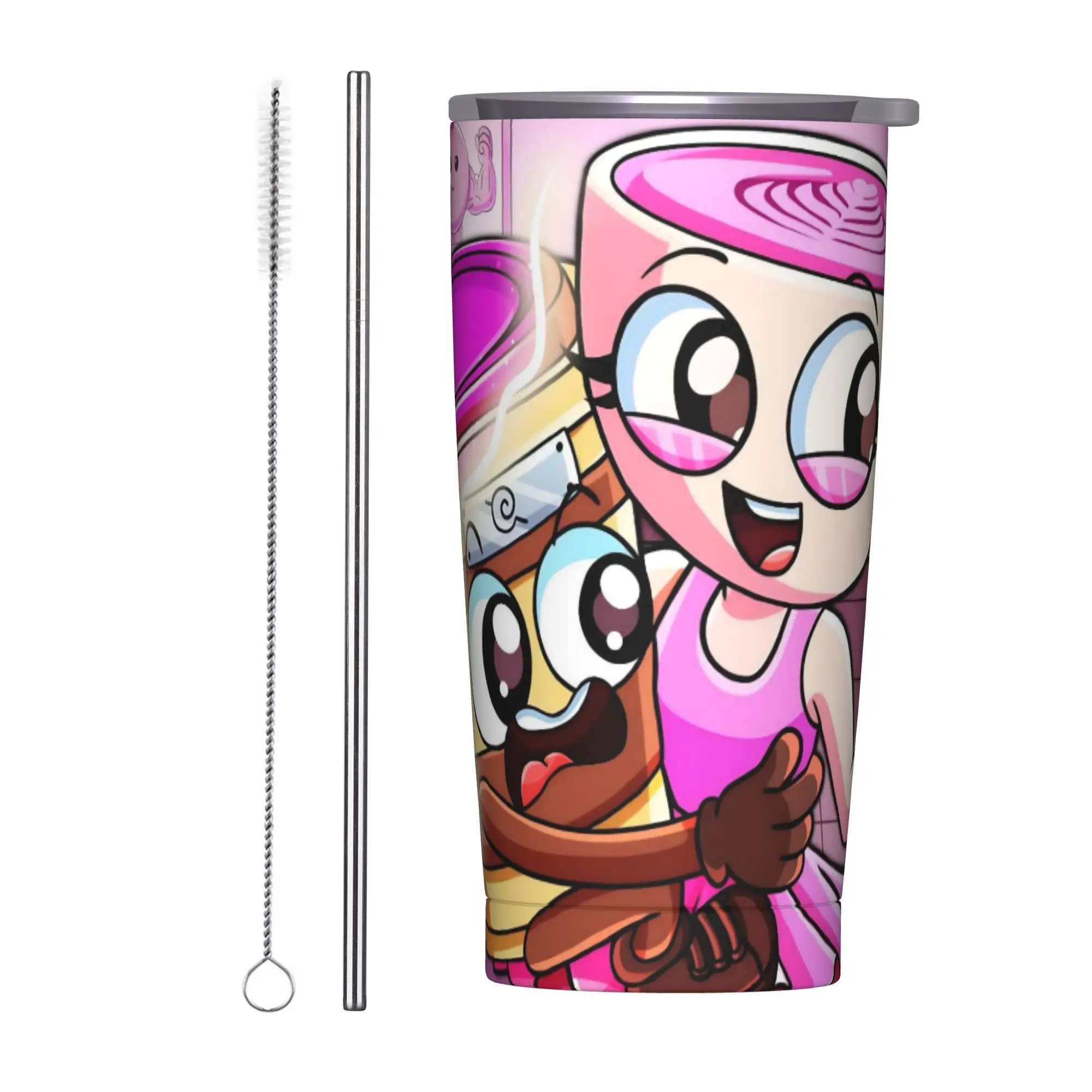 Italian Brainrot Meme Tumbler Vacuum Insulated Cappuccino Assassino Thermal Cup Vacuum Flask Travel  Mug Hot Cold Drink, 20oz