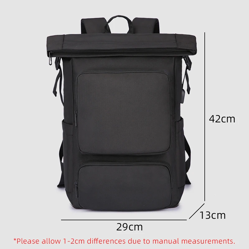 Mochila de viaje grande con USB para hombre, bolso de hombro para deportes al aire libre, gimnasio, entrenamiento, viaje, portátil, estudiantes universitarios