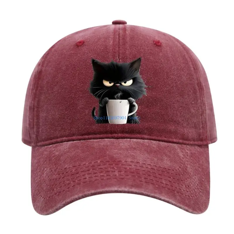 N7YF Anime Theme Baseball Cap Animal Pattern Adjustable Sun Hat Headwear For Women Men Unisex Concerts And Daily Use