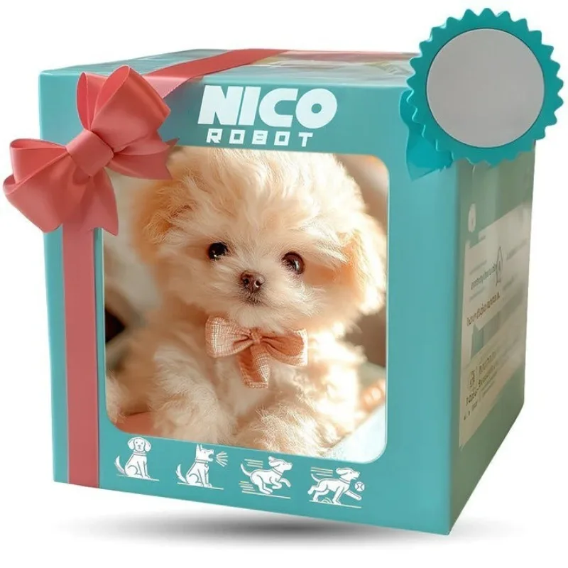 Adorável brinquedo elétrico para caminhada, cachorrinho de pelúcia realista para latidos, presente interativo de animal de pelúcia para meninos e meninas, aniversário