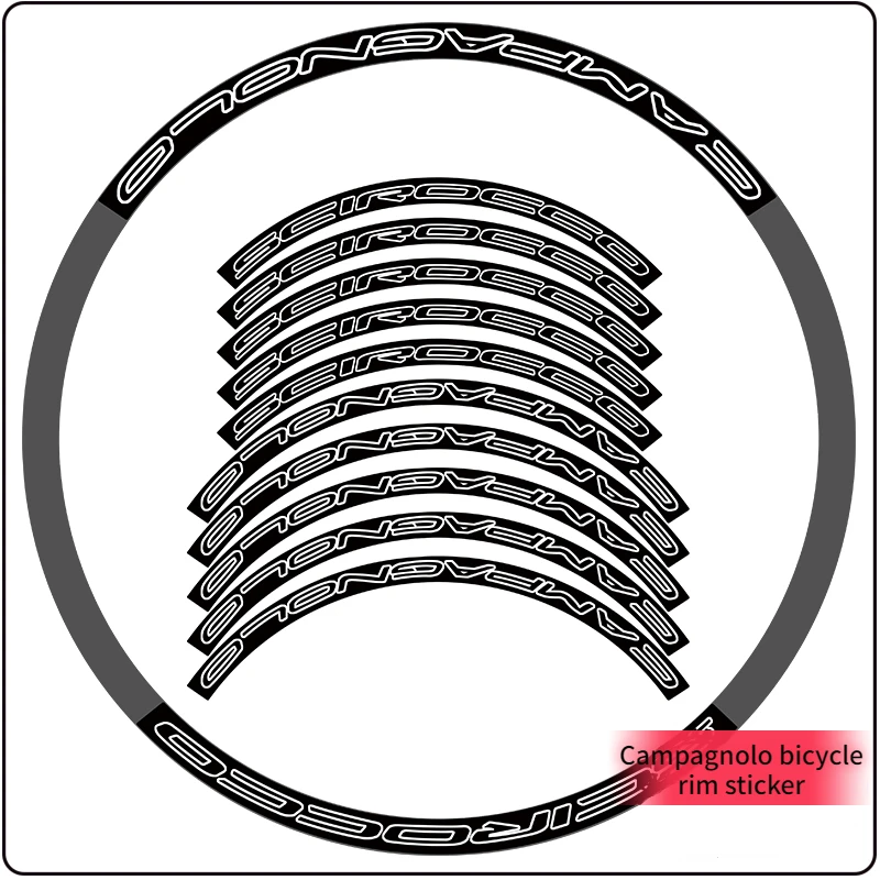 Mountain Bike Sticker width 20mm Road Bicycle Wheel Stickers MTB Rim Decals 24 26\