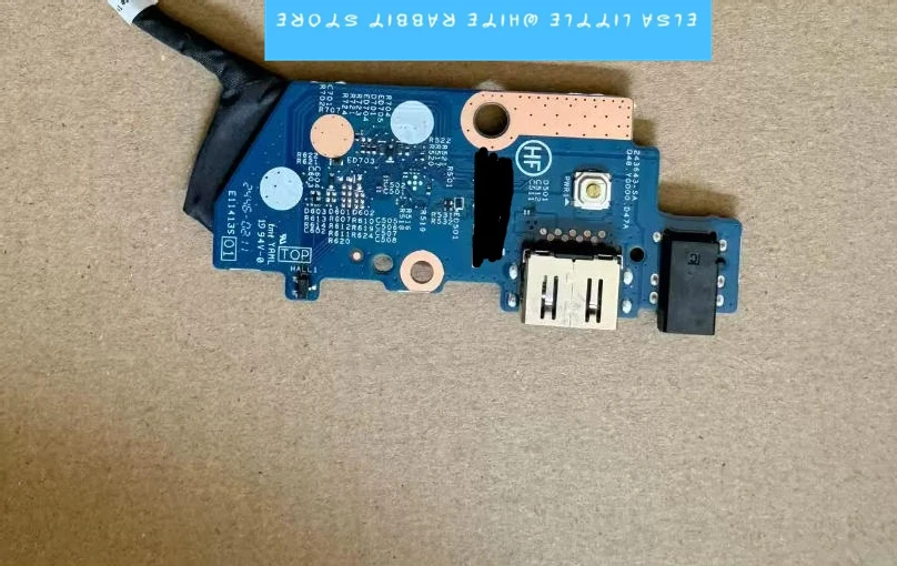 FOR DELL JADE 16 2N1 PC16255 USB AUDIO POWER BUTTON BOARD W CABLE 0JT33G 450.0VR0B.0001