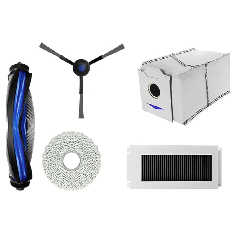 HOT! Replacement Accessories Kit For Ecovacs Deebot N30 OMNI/N30 PRO Vacuum Cleaner Main Side Brush Hepa Filters Dust Bags