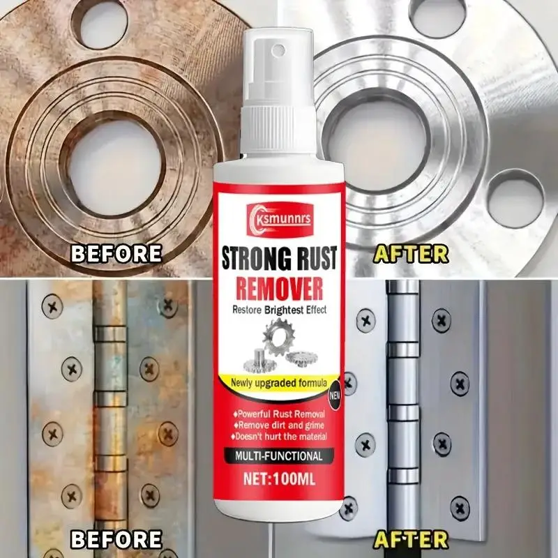 High-Performance Anti-Rust Conversion Spray, Metal Rust Protection Coating, Ideal for Car Wheels, Hardware, Gardening Tools